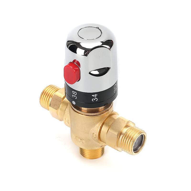 Tremax Thermostatic Mixing Valve,Shower Mixer Valve with 1/2'' G Connector,