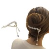Banana Clip with Charm, Hair Clip, Firmly Curled, Simple, Mini,