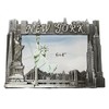 New York Souvenir Metal Picture Frame with Statue of Liberty