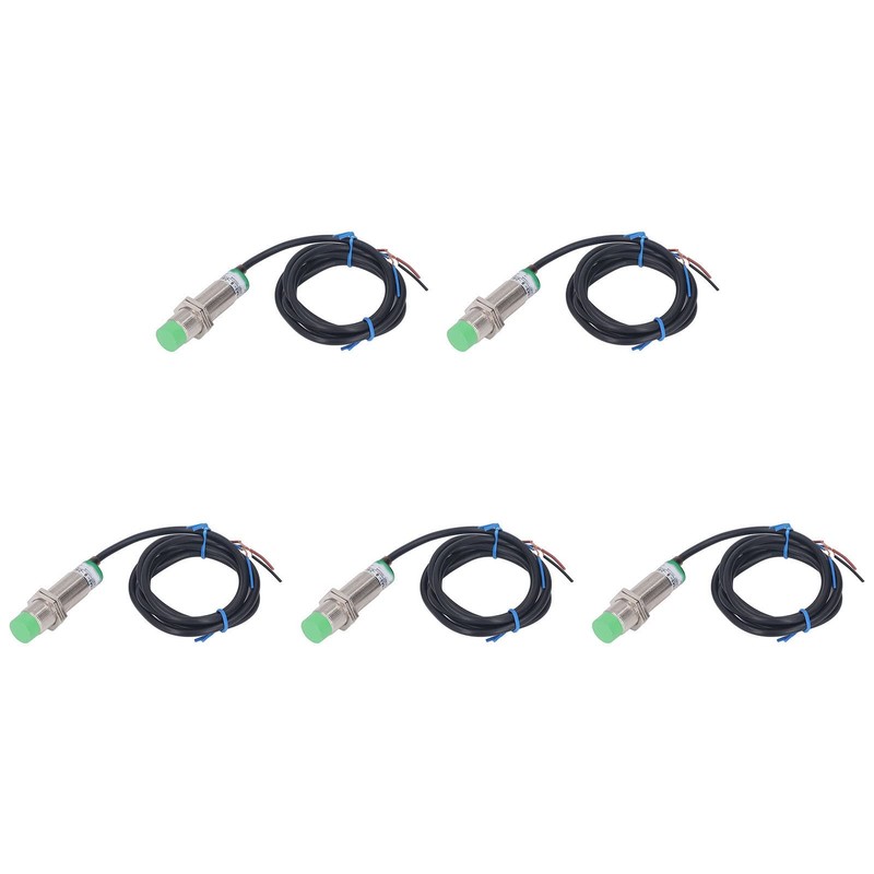 Proximity Sensor Switch, 5-Piece Inductive Proximity Sensor PNP Normally Open
