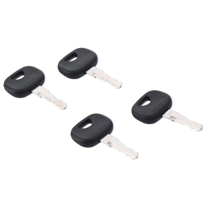 BYOBYO 5Pcs Black 14603 Equipment Key, Machinery Ignition Keys,Machinery Ignition