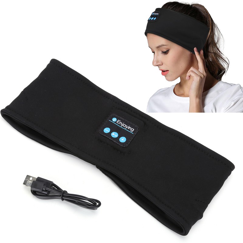 For Bluetooth Headband Wireless Music Call Sport Running Yoga Cation