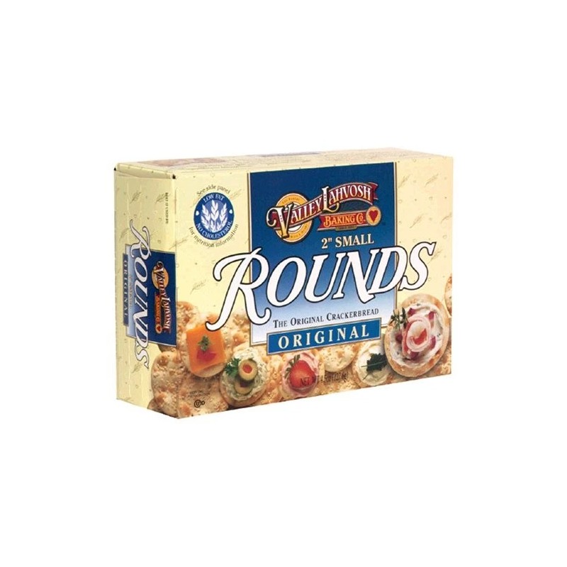 Valley Lahvosh Cracker Round 2 Inch Original 4.5 oz (Pack