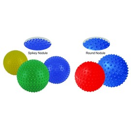Inflatable Round Nodule Massage Ball in Red (10 in. Dia. - Green)