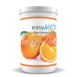 Lovely-Orange easyWater Drink Powder, Sugar-free Flavour Powder for Refreshing Drinks, Only 5 Calories per 500 ml of Water, No Aspartame, Contents: 25 Servings