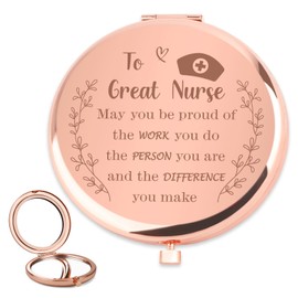 Bluckincle Nurse Gifts for Women Makeup Mirrors Gifts for Nurses Dental Nurse Gifts Student Nurse Essentials Veterinary Nurse Gifts Graduation Gifts for Her Nurse Student Midwife Gifts