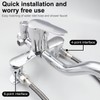 2PCS Shower Bar Valve Fixing Kit Shower Connection Elbow Tap