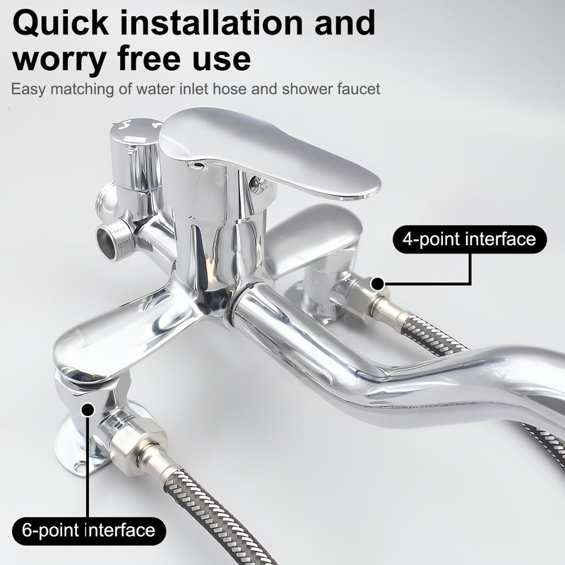 2PCS Shower Bar Valve Fixing Kit Shower Connection Elbow Tap