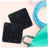 KOMBIUDA 4pcs Vibration Mat for Treadmill Soundproof Floor Pad Non-Slip