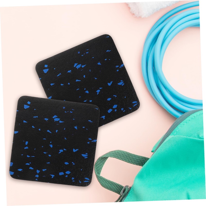 KOMBIUDA 4pcs Vibration Mat for Treadmill Soundproof Floor Pad Non-Slip