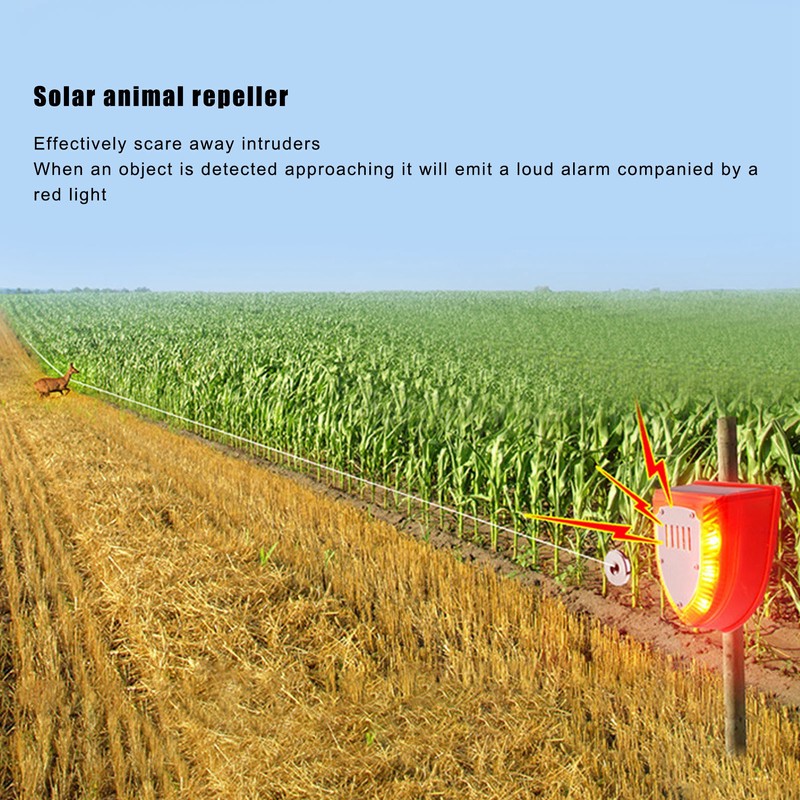 Animal Repellent USB Interface Charging Energy Saving Solar Powered Animal