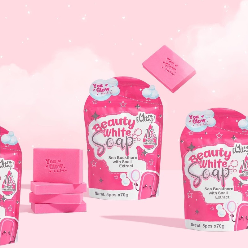 Beauty White Soap with Sea Buckthorn and Snail Extract, 5