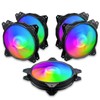 upHere 120mm RGB LED Computer Case Cooling Fan Quiet Remote