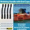 4 PCS Molded Webbing Handle with End Caps & 1