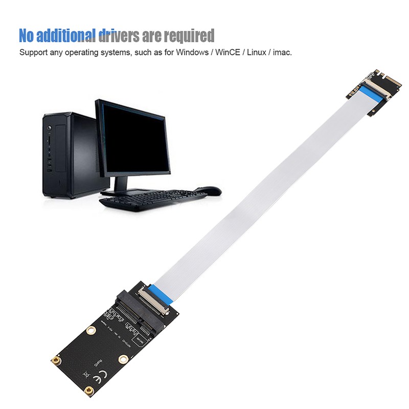 NGFF Key AE to Mini PCIE Extension Cord MINI PCIE