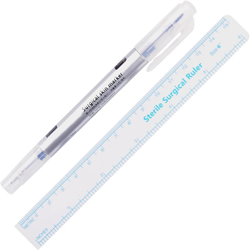 Rotulador de cejas de doble punta, rotulador de Microblading con