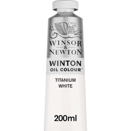 Winsor & Newton Winton Oil Paint, Titanium White Set, 2 x 200ml Tubes