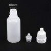 uxcell Plastic Dropper Bottle, 15ml/0.5oz Small Mouth Drop Bottles Empty