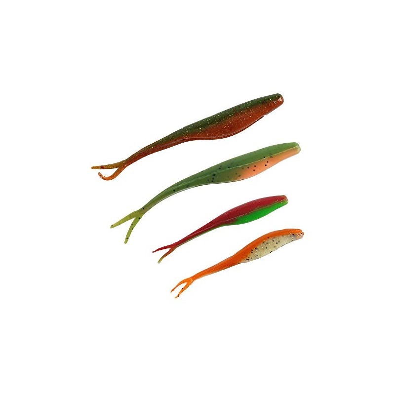 Berkley Gulp Jerk Shad Soft Bait 13cm Lime Tiger Glow