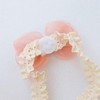 Rannyrena Cute Lace Bow Baby Girls Headbands Large Knot Hair