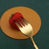 Berglander Gold Forks of 6, Stainless Steel Titanium Golden Plating