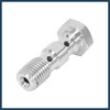 INFINAUTO 2 Set M10x1.25 Metric Thread Double Banjo Bolt Brake