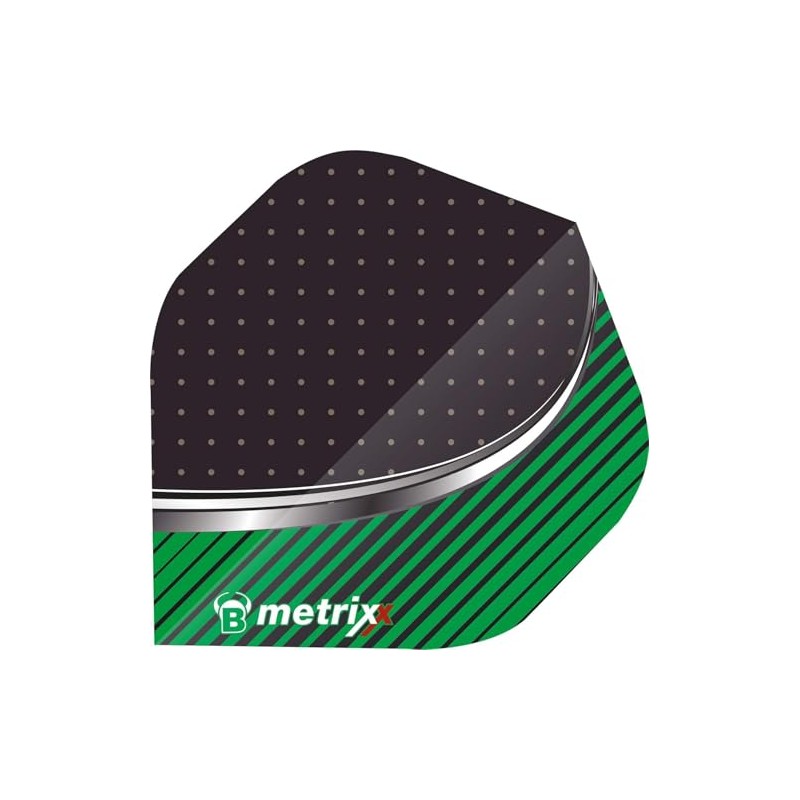 Bull´s Metrixx Flights 3 pieces black/green