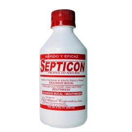 Fresh Septicon Mouthwash breath and fresh cleaning Enjuague Bucal 8oz