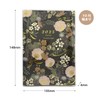 Tomoko Hayashi 2025 Close-Pin Notebook, A6, Monthly Squirrel and Flower,