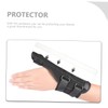WOONEKY Mummy Thumb Brace for Thumb Arthritis Left Hand Aluminum