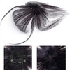 FFWTPY Hair Accessories, Clip-In Bangs with Temples, Fringe, Synthetic Extension,