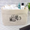 Large 'Cotton Reels & Thread' Canvas Organiser/Storage Bag (OR00003358)
