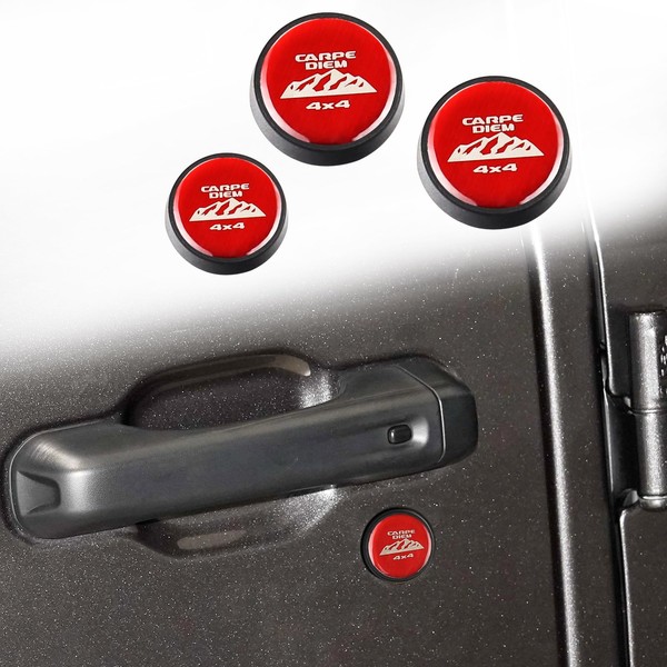 DWKJMYCP Keyhole Covers for Jeep Wrangler JL Gladiator JT 2018-2025