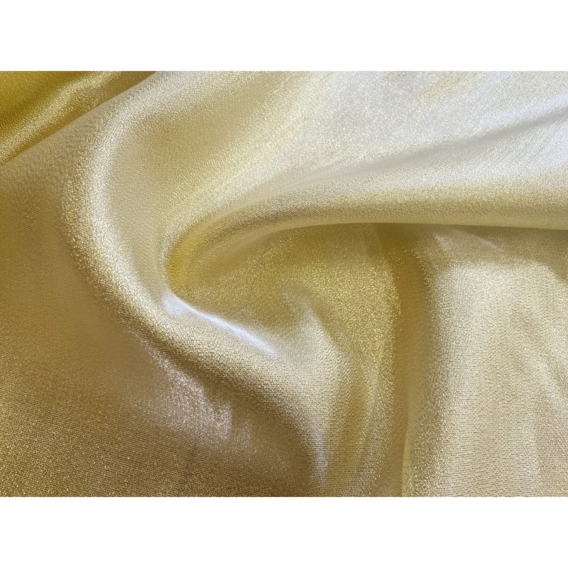 Christmas Fabric Gold Metallic Organza Shimmer Craft Fabric Material