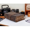 Vintage Leather Journal Rustic Brown A5 Notebook 200 Pages Leather