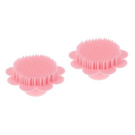 Healeved 2pcs Hair-washing Brush for Boy Girl Comfortable Bath Massage Scrubber for Newborns Safe Gentle Bath Brush for All Hair Types Shower