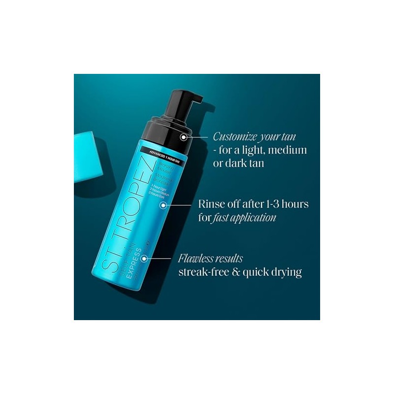 St.Tropez Self Tan Express Bronzing Mousse for Fastest Sunless Tan