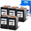 SuperInk 5 Pack Remanufactured CH563W 61 61XL Black Ink Cartridge
