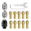 Ninnyi 15PCS 4486 Multi Tool Accessories Set for Dremel, Chuck