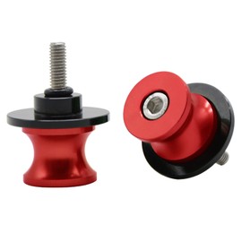 Z900 Spools Motorbike 8MM CNC Aluminum Swingarm Sliders Spools Stand Screws for Z900 Z 900 All Years-Red