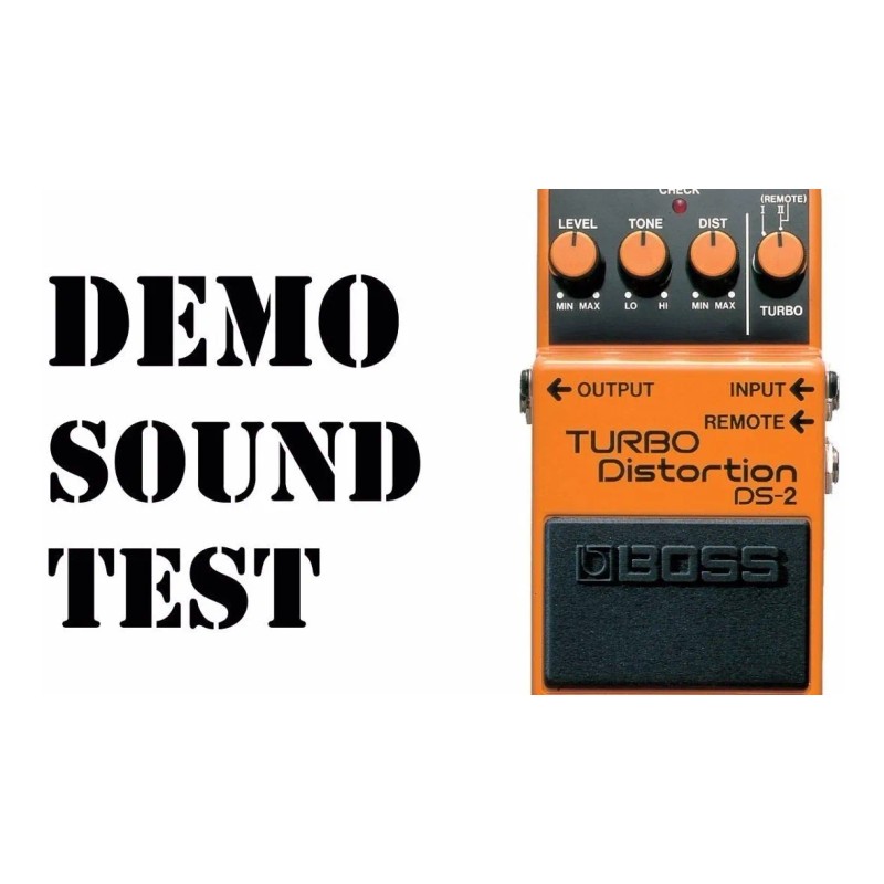 Pedal de efecto Boss Turbo Distortion DS-2 naranja
