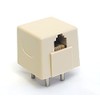 Telephone 4 Prong Plug to Modular Adapter RJ-11 for Standard