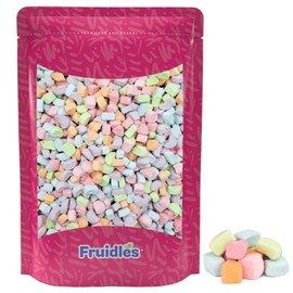 Fruidles Multicolor Mini Dehydrated Marshmallows in Resealable Bag - Mini Marshmallow Bits for Great Toppings (1 Pound)