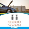 X AUTOHAUX 2 pieces thread turbo brake line banjo single