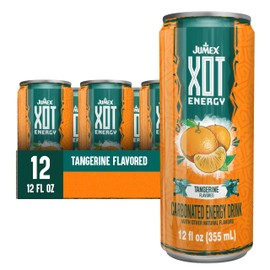 Jumex XOT Carbonated Energy Drink Tangerine Flavor 12 Fl oz (12-Pack)