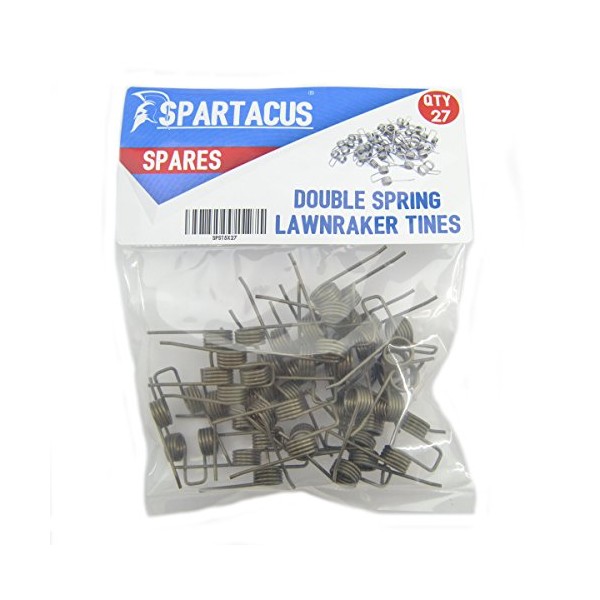 Spartacus 27 x Replacement Lawn Raker Scarifier Tines Tynes For Cobra S32E