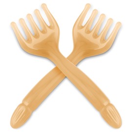 WY LIGHTING LEVEL 2Pcs Head Massager Manual Hair Scalp Massager Gua Sha Five Claw Massage Tool Comb Portable Handheld Resin Relax Tool for Father's Day Mother's Day Gifts (Amber)