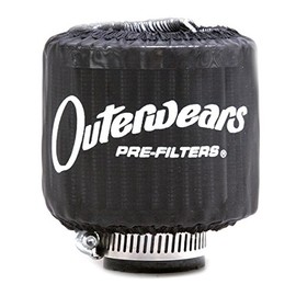 Black Outerwear Prefilter Without Top Round 3" Diameter 10-1013-01