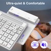 Suejezt Bluetooth Wireless Number Pad and Calculator 34Keys, Bluetooth &