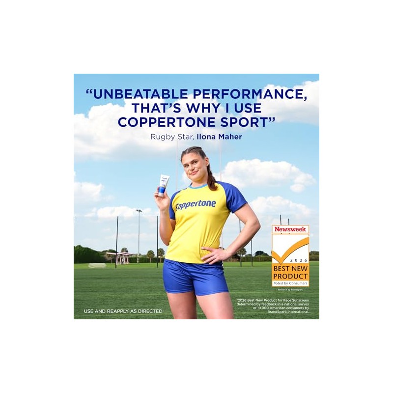Coppertone Sport Face Protector Solar Loción Spf 60+, Protector Solar